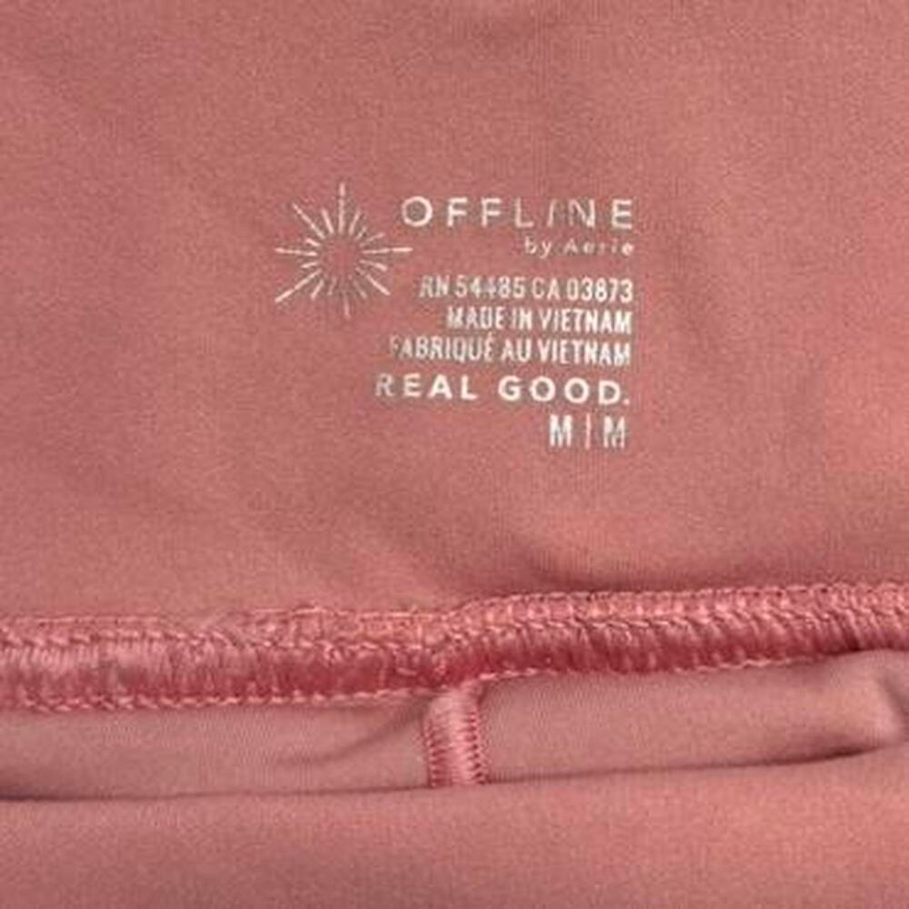 Aerie Pink Low Rise Pleated Activewear Workout - Temnis Skirt Womens size M - Picture 3 of 6